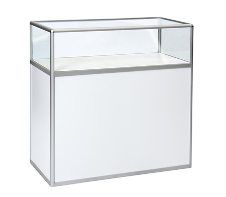 Disk med glastopp Elegant, 1000x500x1000mm